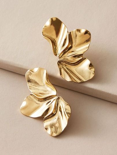 Brinco Half Flower 18K