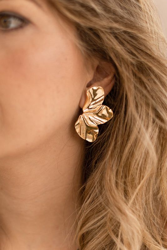 Brinco Half Flower 18K