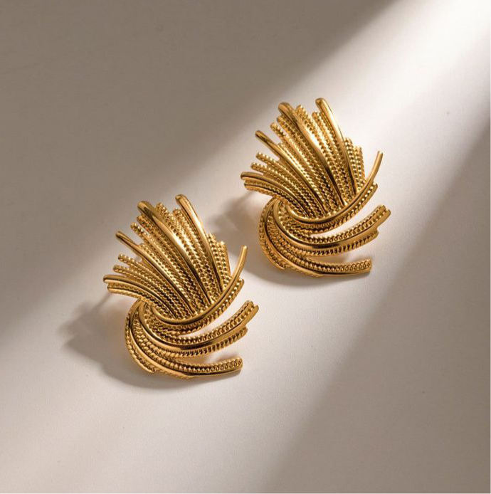 Brinco Espiral 18K